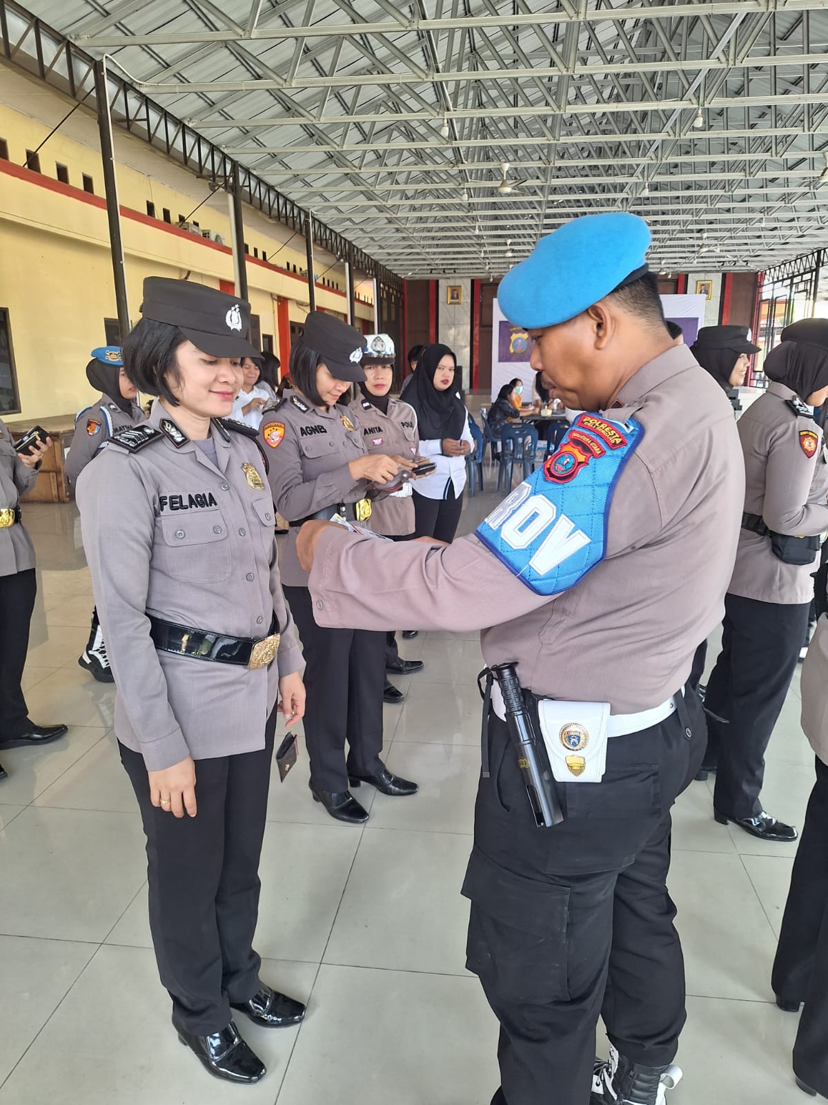 Pekan Disiplin Polwan, Personil Polwan Polresta Deli Serdang Jalani Tes Urine