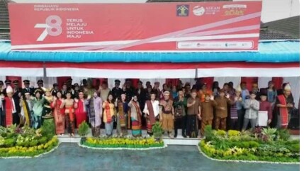 Rutan Kelas I Medan Kumham Sumut Gelar Upacara Hari Kemerdekaan Republik Indonesia Ke -78 Tahun 2023