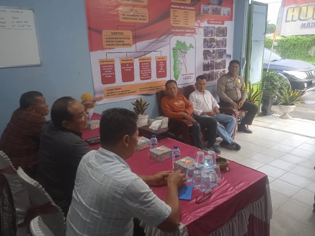 Wadir Reserse Narkoba Polda Sumut, Pimpin Tim Supervisi Tinjau Kampung Tangguh di Pasar Bengkel