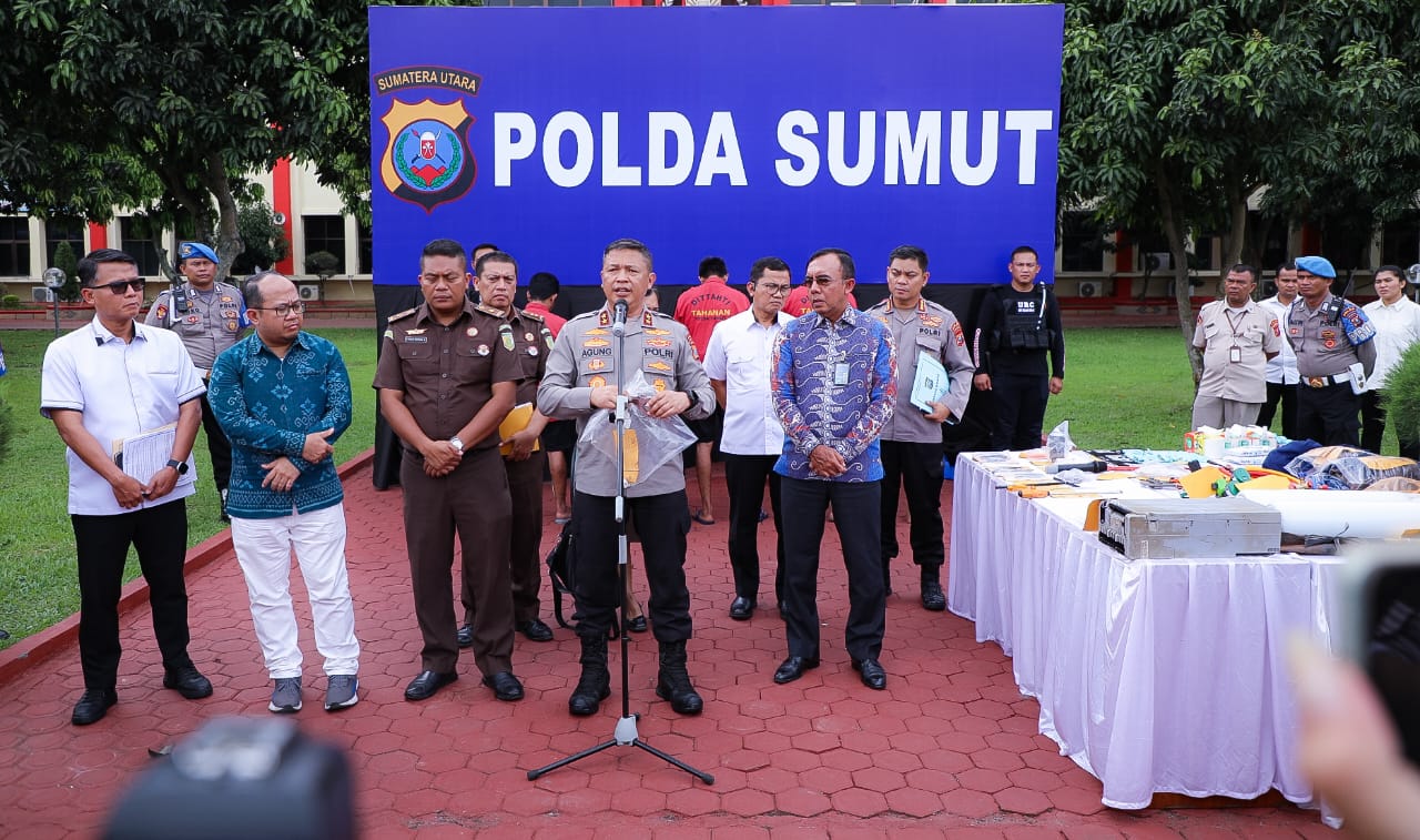 Polda Sumut Ungkap Sindikat Perampok Spesialis Mesin ATM Antar Provinsi
