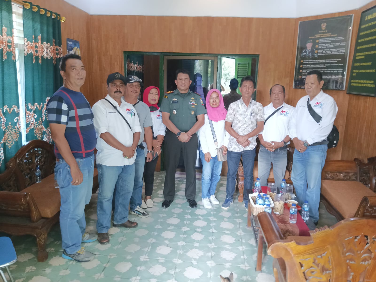 P. D.MIO T. TINGGI LAKSANAKAN AUDENSI KE DANRAMIL 13 /T.T