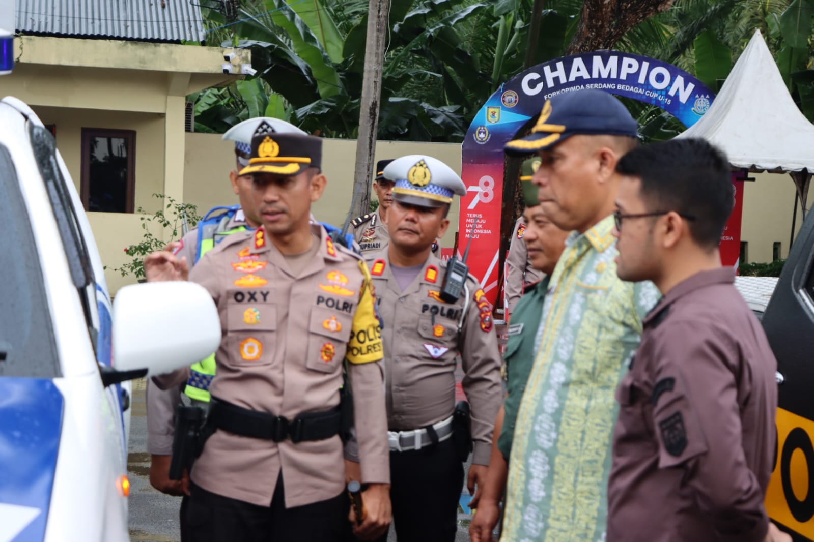 Pemberian Hibah Kendaraan Patroli untuk Keamanan di Kabupaten Serdang Bedagai