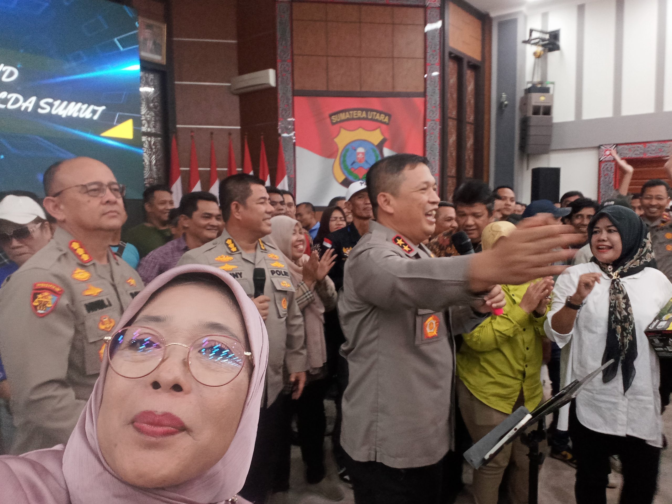 Kapolda Sumut Ngeband Bersama para Insan Pers langkah bina tingkatkan sinergi kemitraan bersama para Insan Pers