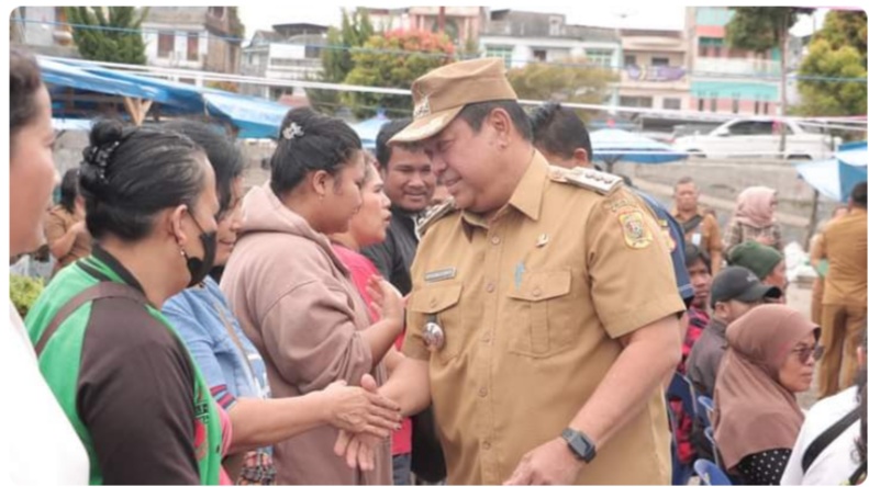 Korban Kebakaran Pasar Sidikalang Apresiasi Respons Cepat Pemkab Dairi