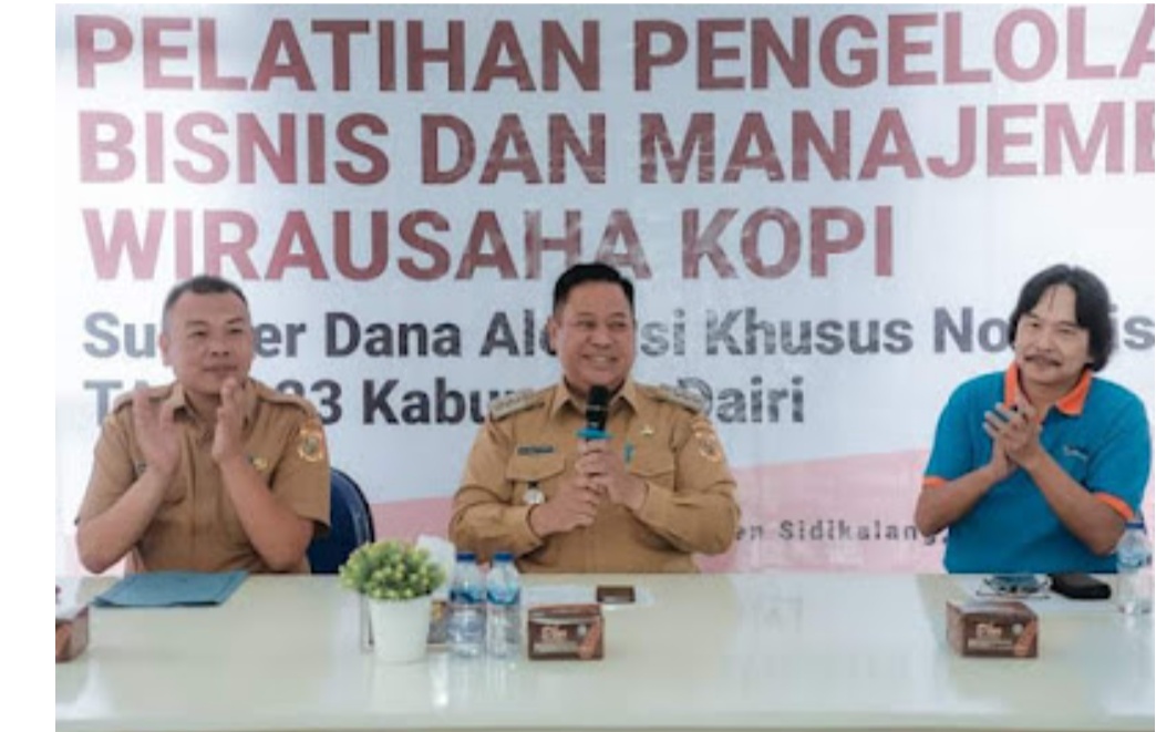 Bupati Dairi ikuti Pelatihan Bagi Pelaku UMKM melalui Disperindakkop