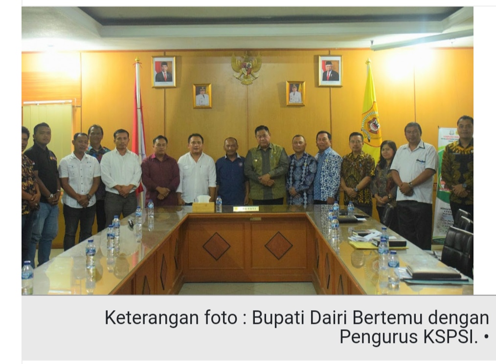 Bertemu dengan Pengurus KSPSI, Bupati Dairi Ingin SDM Lokal Diprioritaskan