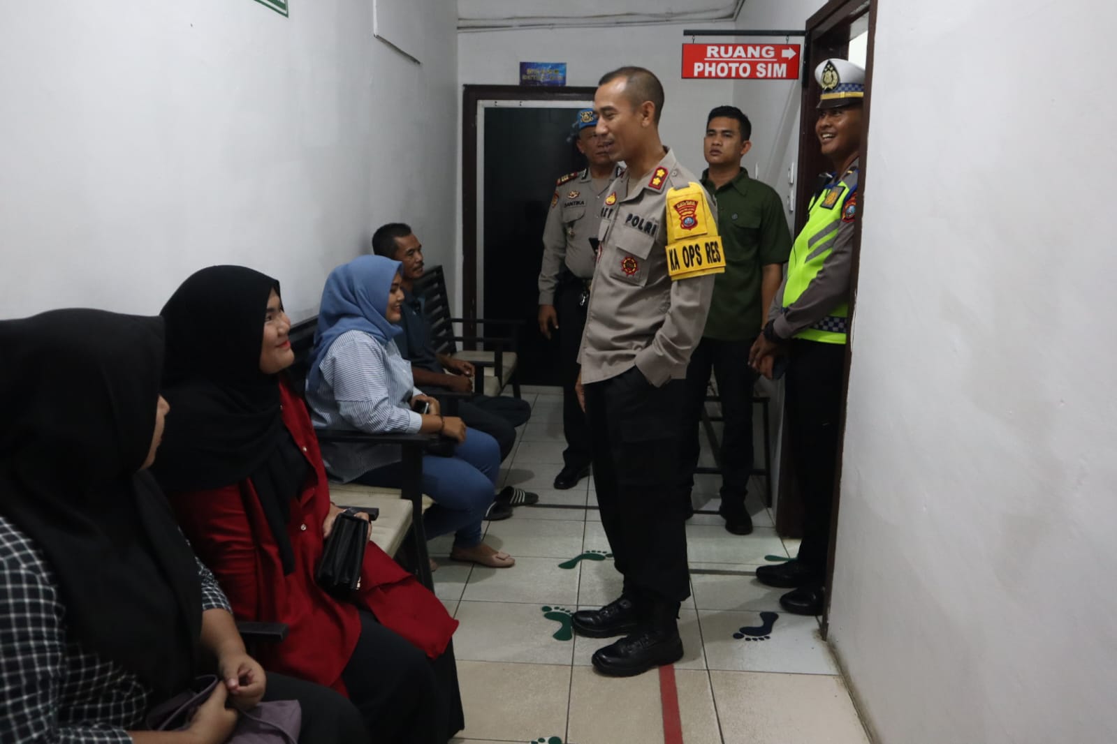 Kapolres Sergai Didampingi Kasiwas dan Kasi Propam Melakukan Inspeksi Mendadak/Sidak Ditempat Pelayanan Publik