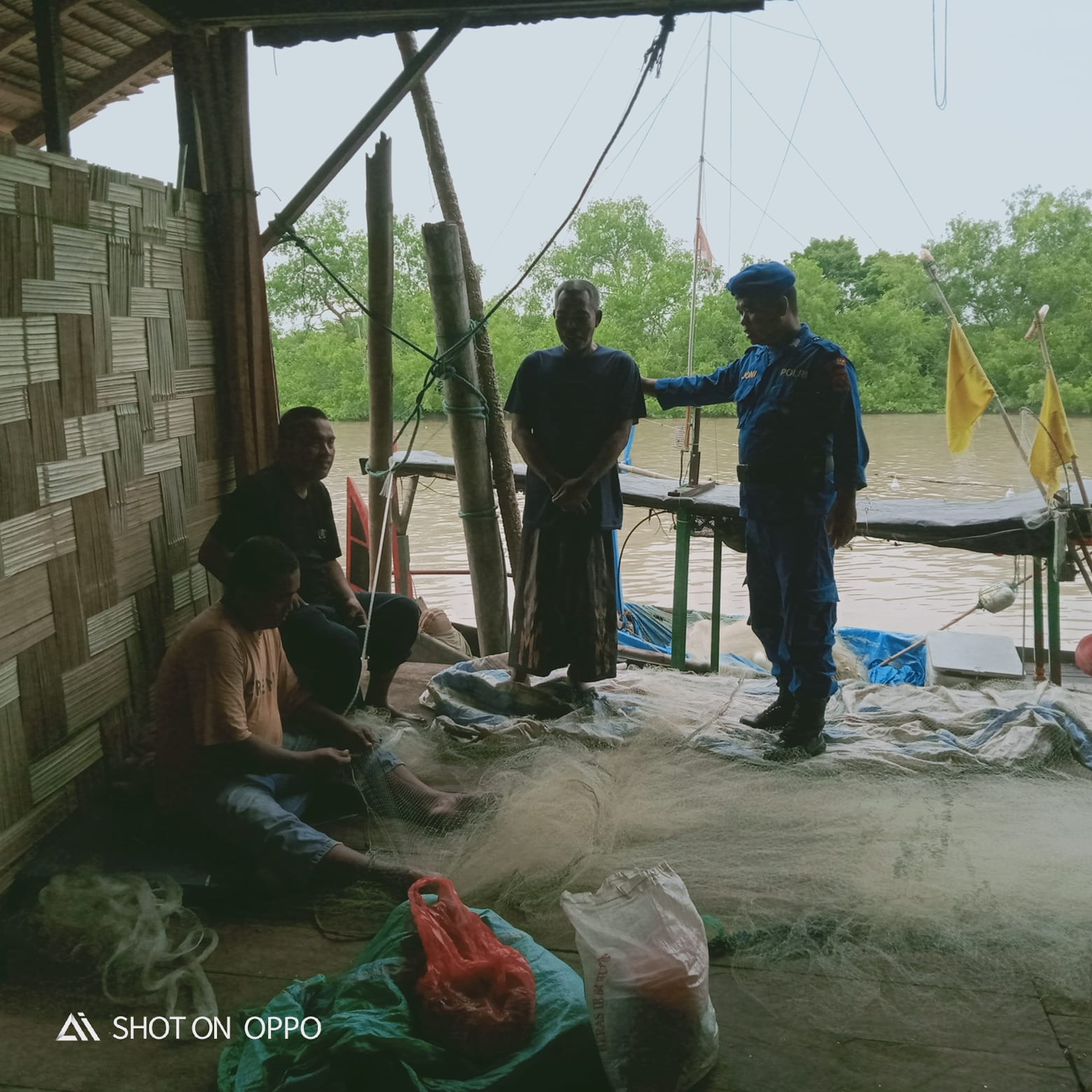 Personil Satpol Airud Polres Sergai Laksanakan Giat Monitoring Serta Binluh Dan Dikmas