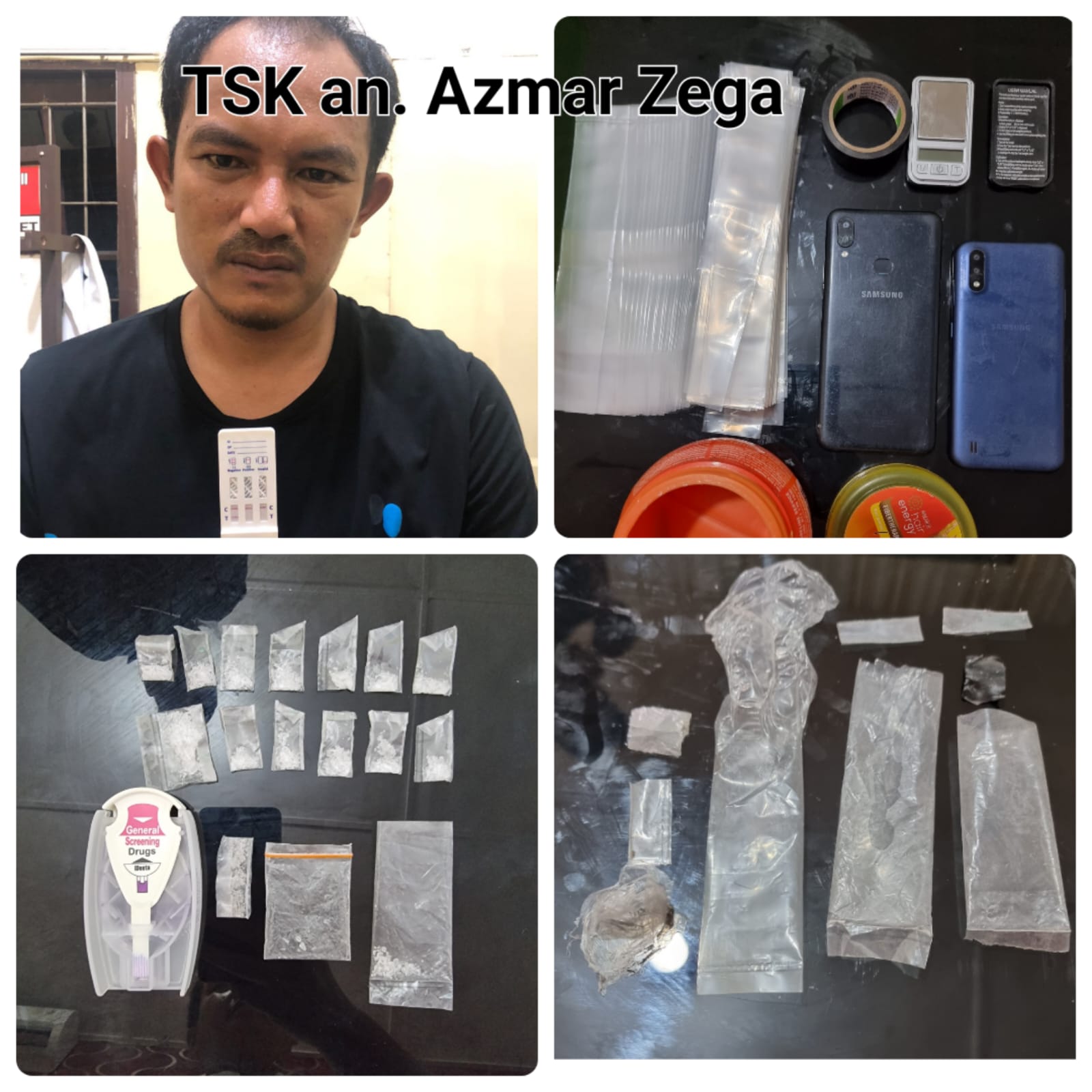 Kali ini Polda Sumut Bersama Jajaran Tangkap 101 Jaringan Narkoba dan Sita Uang Tunai Rp 21 juta