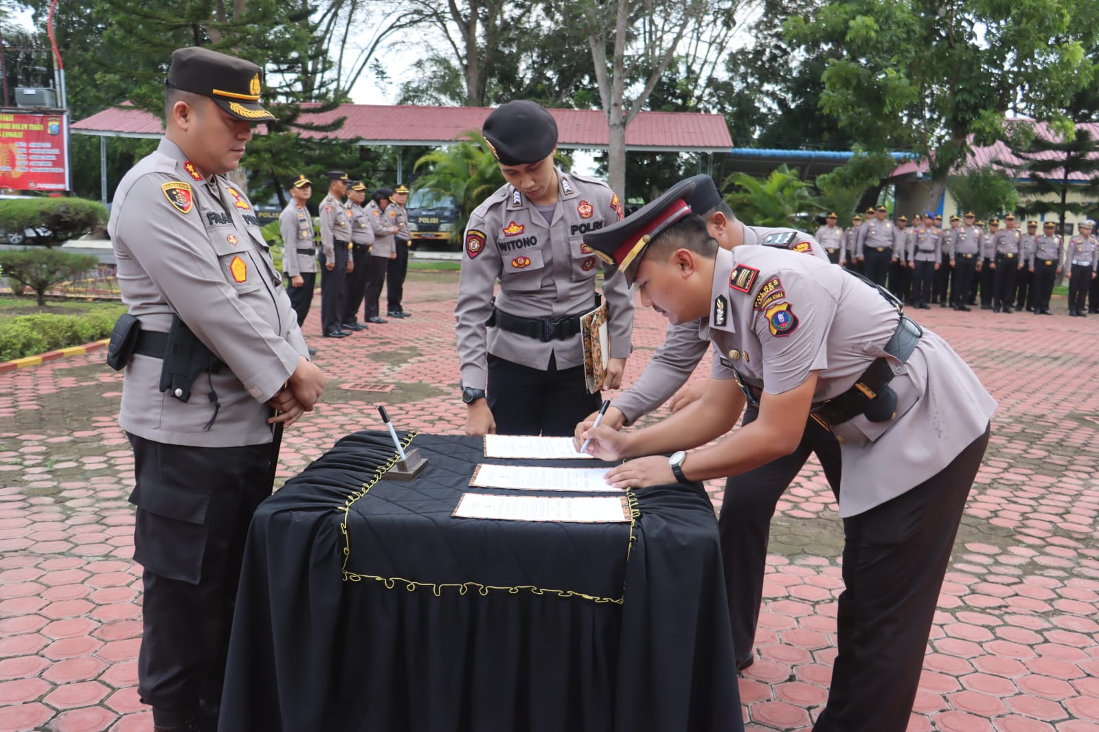 Pelantikan Jabatan.dan Acara perkenalan Kasat Reskrim Polres Langkat