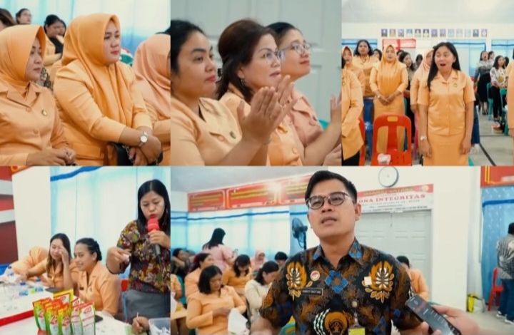 DWP Rutan kelas I Medan Kumham Sumut Gelar Pertemuan Rutin