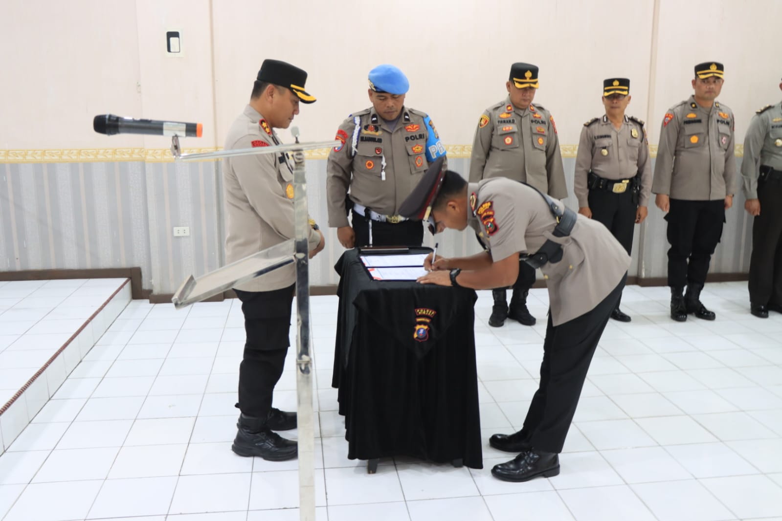 Kapolres Binjai Serah Terima Jabatan Kasat Reskrim Polers Binjai