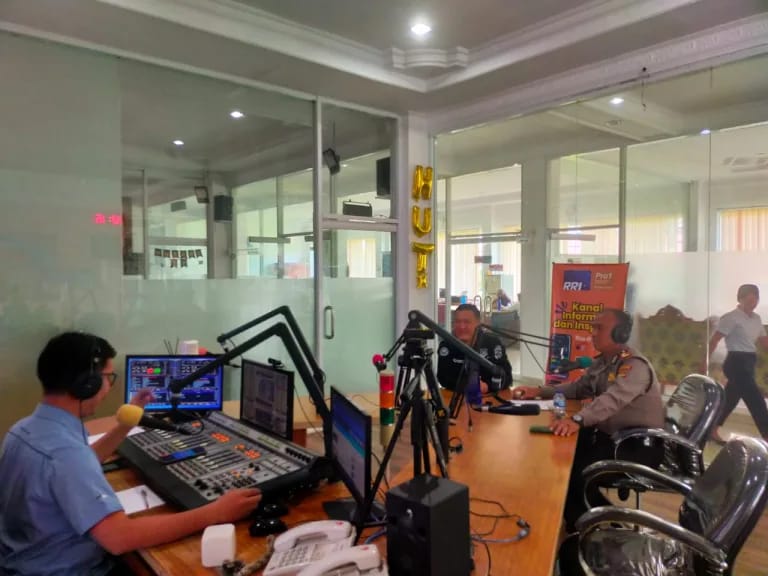 Dialog Interaktif, Kamtibmas Yang Kondusif Polsek Tanjung Morawa Mendukung Pemilu Damai Tahun 2024