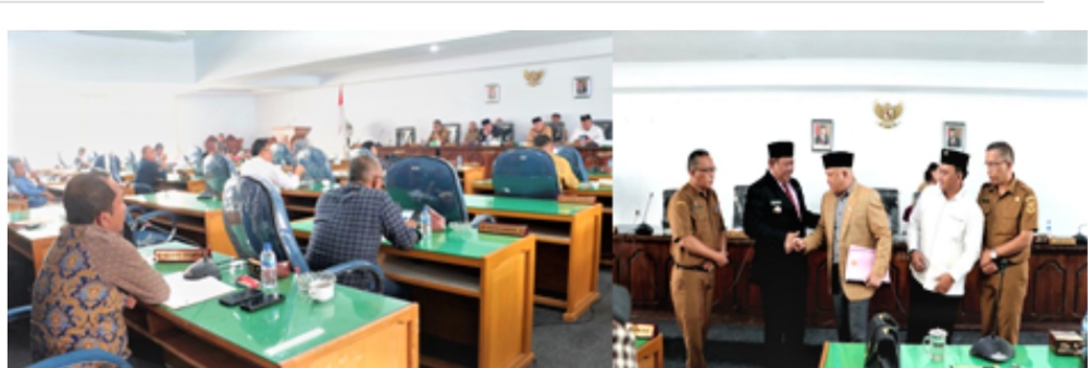 Bupati Dairi Sampaikan Nota Pengantar Perubahan KUA dan PPAS 2023