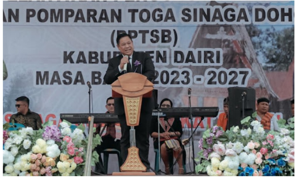 Bupati Hadiri Pelantikan PPTSB Kab Dairi