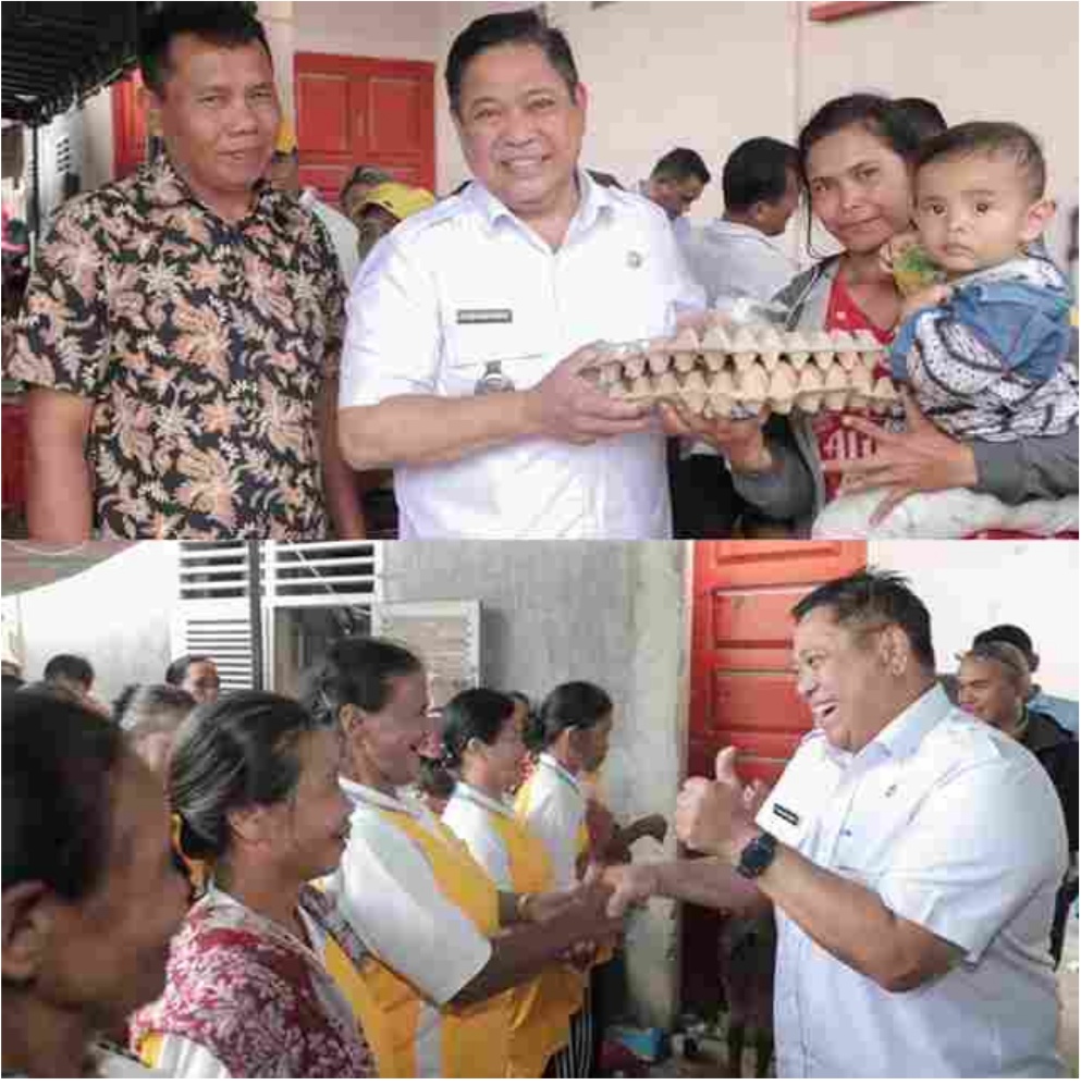 Tekan Angka Stunting di Dairi, Bupati Eddy Berutu Bagikan Bantuan Ibu Hamil dan Balita
