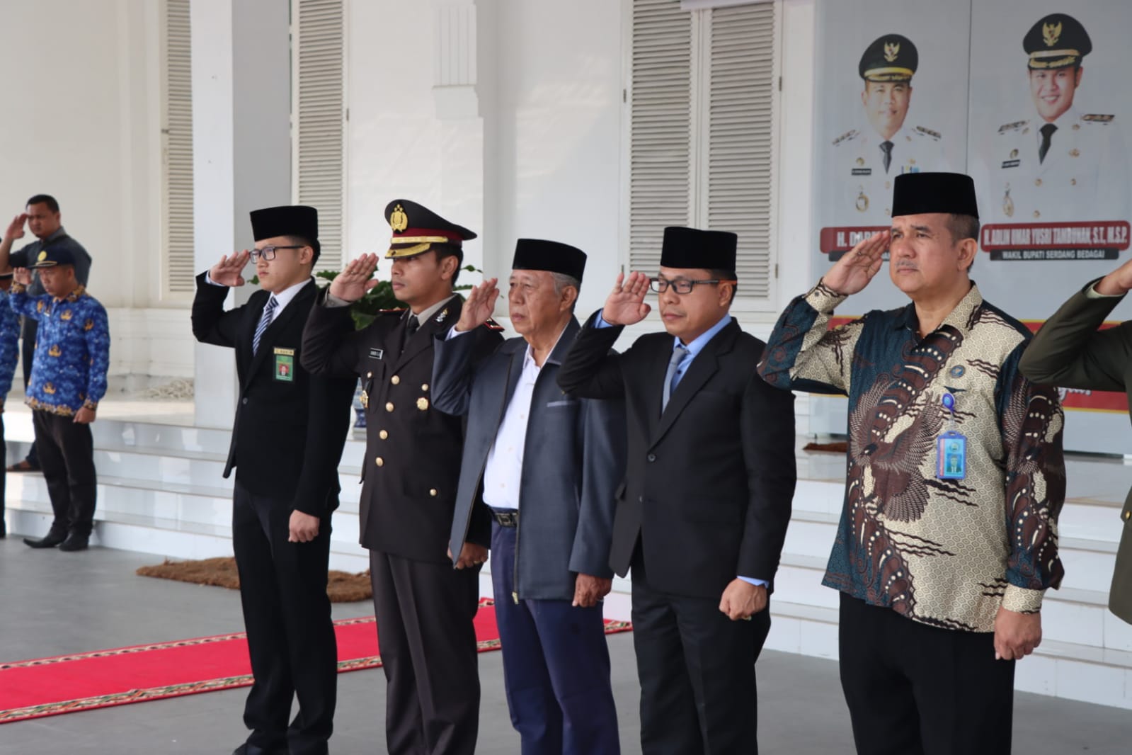 Suasana khidmat mewarnai Upacara Peringatan Hari Kesaktian Pancasila di Pemkab Sergai