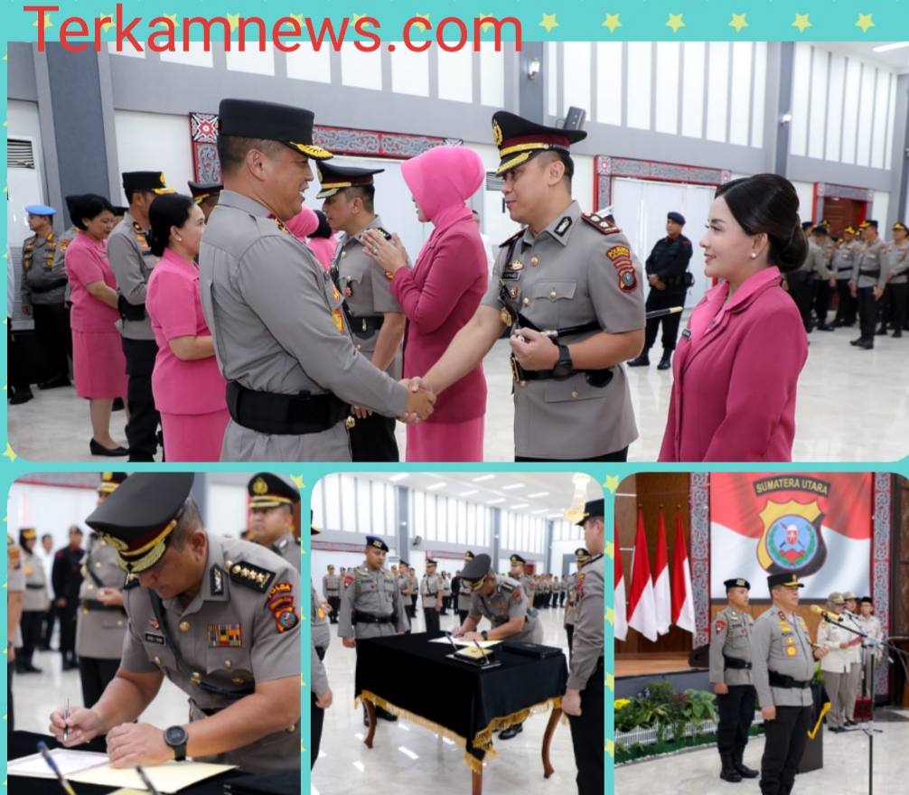 Kapolda Sumut Pimpin Sertijab Irwasda dan Sejumlah Kapolres