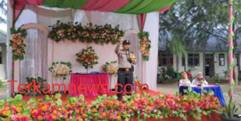 Bhabinkamtibmas Polsek Teluk Mengkudu Polres Sergai Hadiri Peringatan Maulid Nabi Muhammad SAW 1445 H