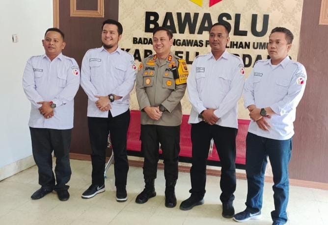 Kapolresta Deli Serdang Kunjungi KPU Deli Serdang dan Bawaslu Deli Serdang, Jalin Silaturahmi