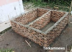 SMP N 2 satu atap Salak, kelola sampah menjadi Kompos Organik organik