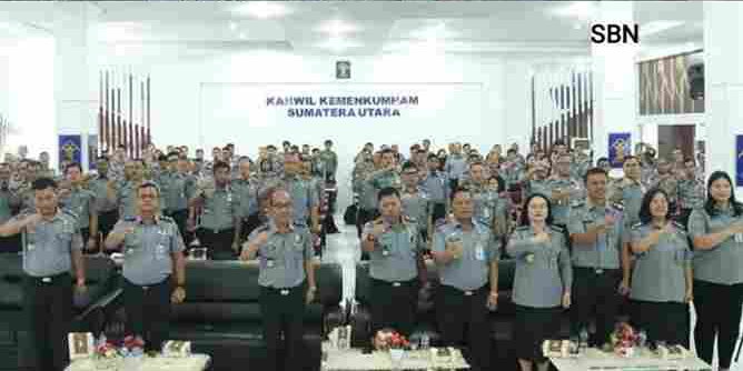 Rutan Kelas I Medan Kumham Sumut Ikuti Kegiatan Analisa Kebutuhan Sarpas Dan Ankabut Anggaran Tahun 2025