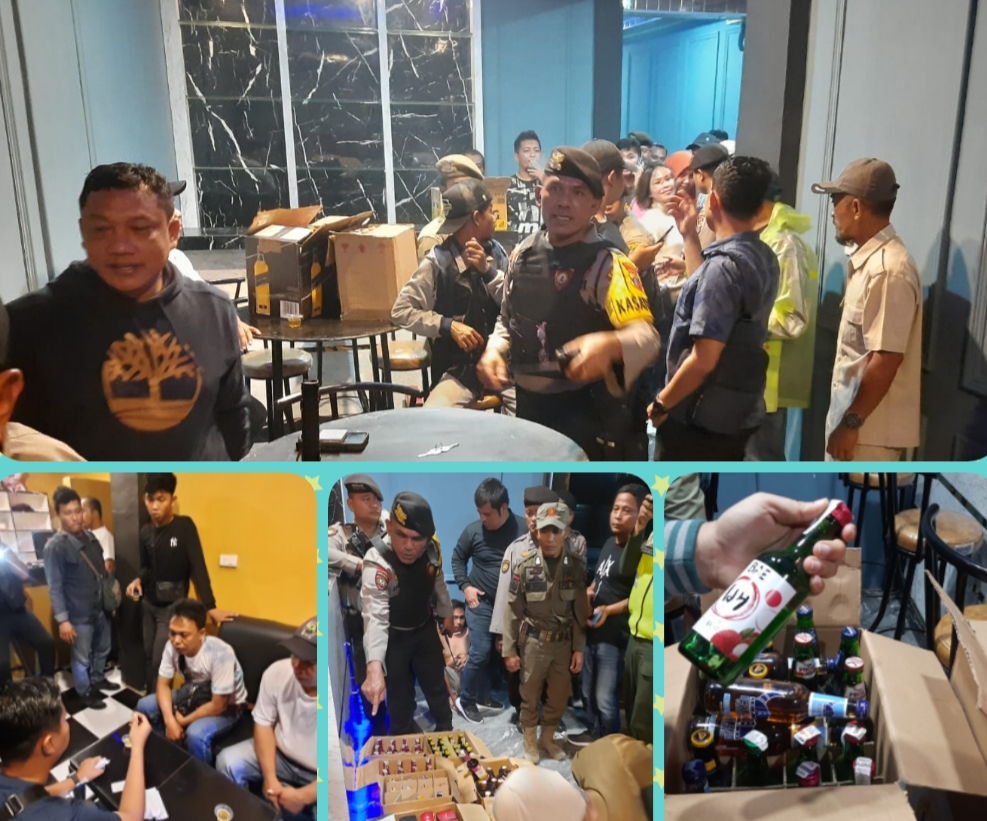 Kafe /Diskotik One King Golden Sei Bamban di Geruduk Aparat Gabungan