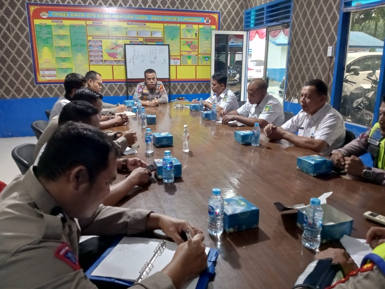 Menyambut Natal dan Tahun Baru Sat Lantas Polres Langkat Rekayasa Lalulintas