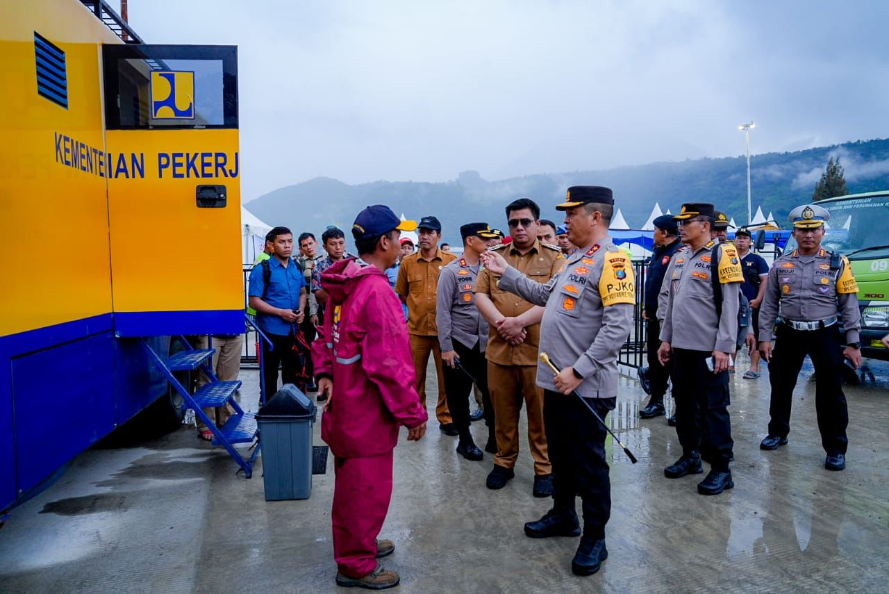 Kapolda Sumut Tinjau Venue Pastikan Keamanan Event Aquabike Jetski Danau Toba