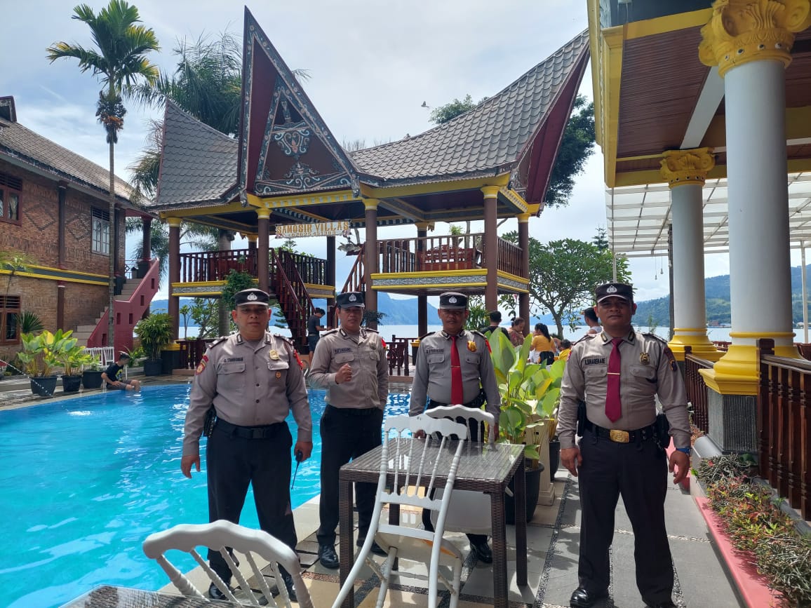Hari Kedua Pengamanan Aquabike, Polairud Polda Sumut Kawal Pembalap menuju Pantai Silalahi Tanah Karo