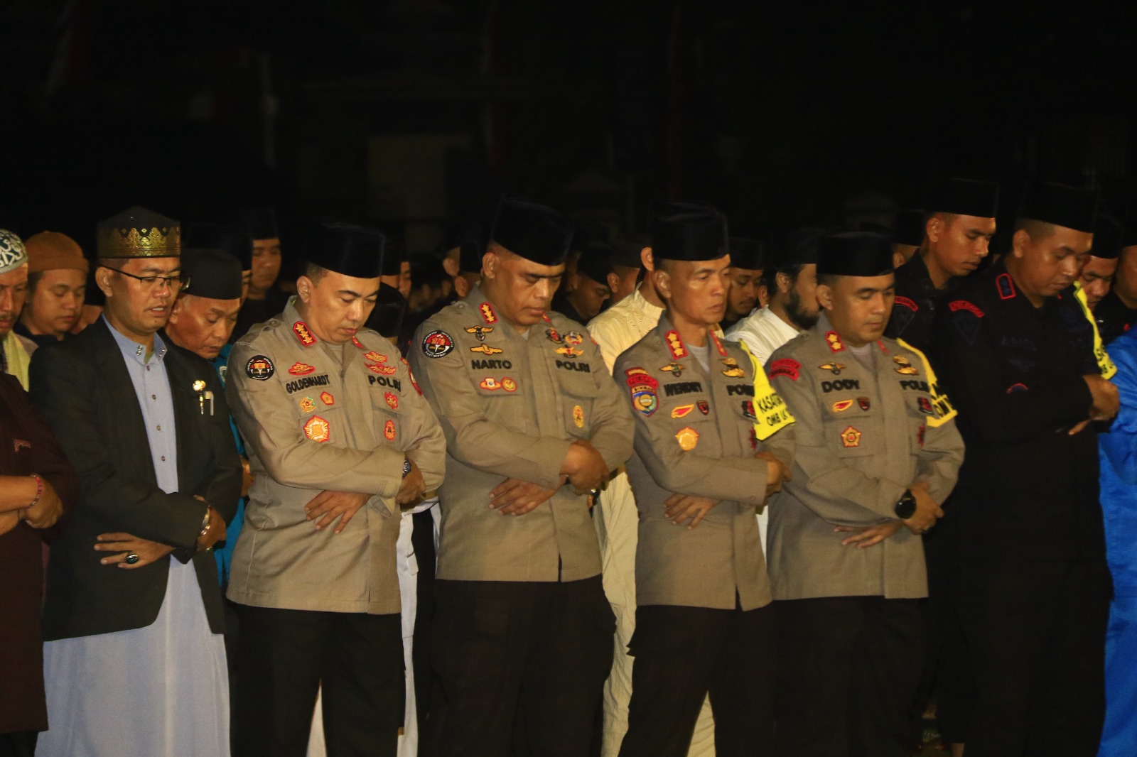 Gelar Doa Bersama, Kapolda Riau: Puncak dari Cooling System Wujudkan Pemilu Damai