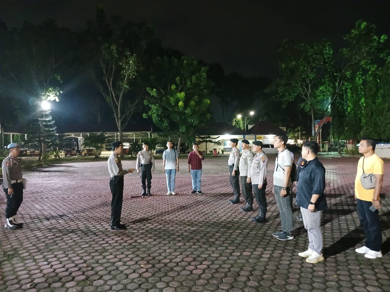 Razia Knalpot Blong Serta Patroli Dalam Rangka Antisipasi Genk Motor Dan Balap Liar Di Wilkum Polres Langkat