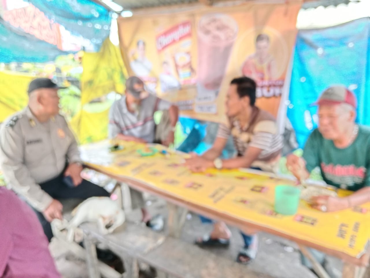 Wujudkan Cooling System Pemilu 2024 Sat Binmas Polres Langkat Laksanakan Sambang dan Tatap Muka