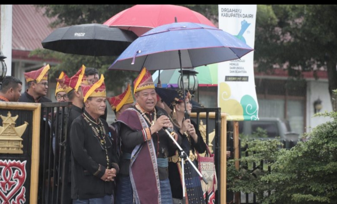 Bupati Dairi Lepas Kirab Pesta Njuah-Njuah