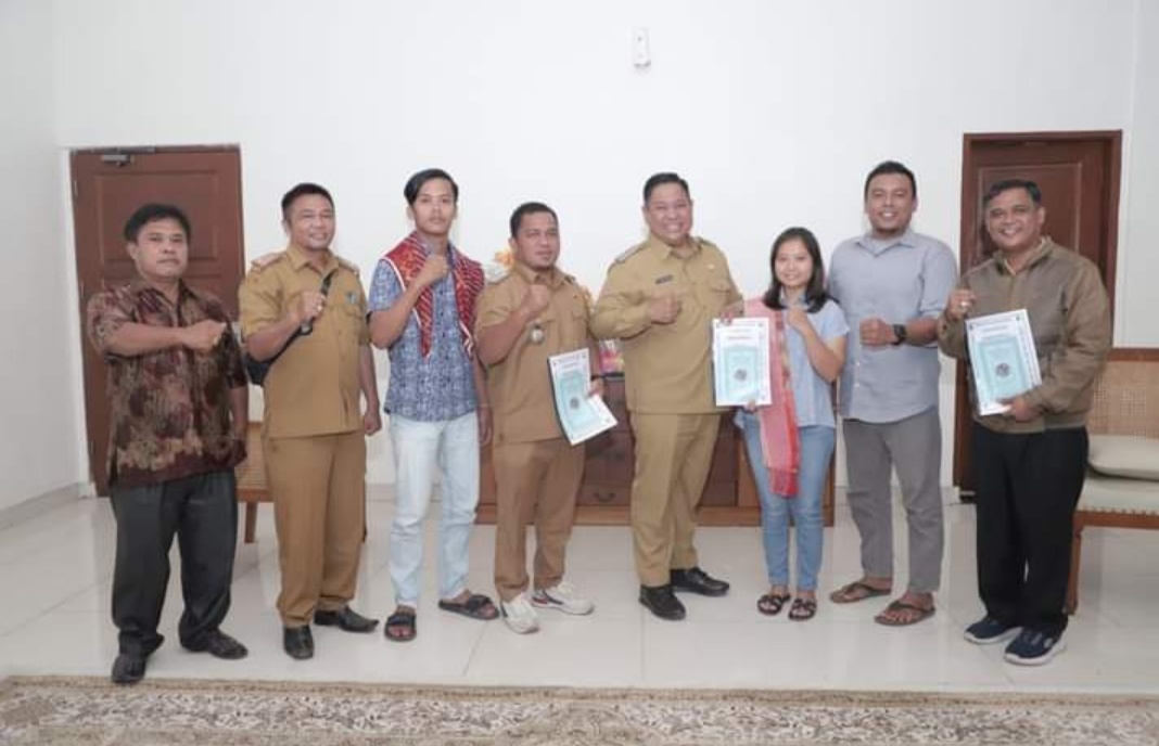 Bupati Dairi Terima Audiensi Panitia Gendang Guro-Guro Aron Muda Mudi Tigalingga