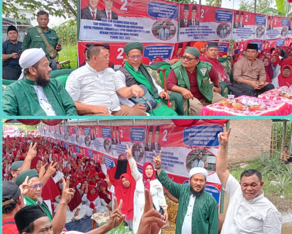 Kader Militan Gerindra Serta Sebagai Pelopor Mendirikan Gerindra Di Kab.Deli Serdang Sejak Tahun 2008, Mhd.Dahnil Ginting SE, Hadiri Deklarasi Mazilah Untuk Prabowo dan Gibran