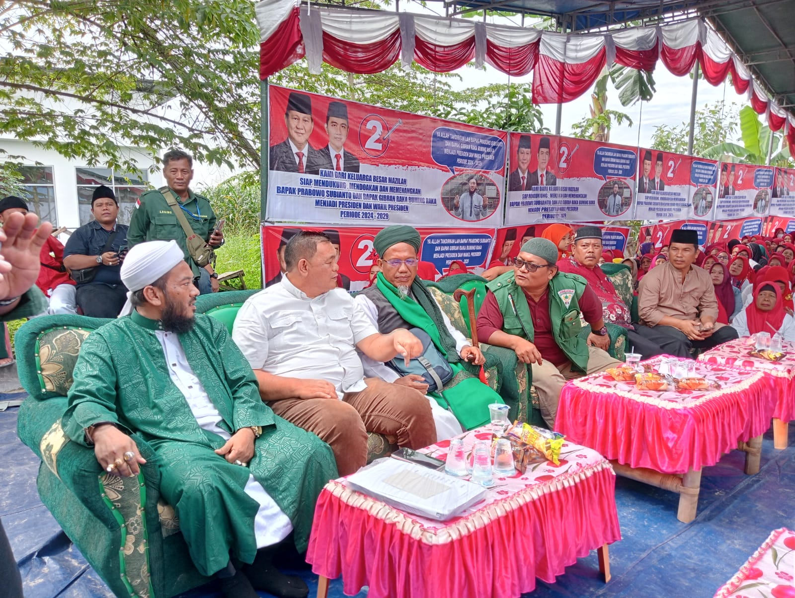 Kader Militan Gerindra Serta Sebagai Pelopor Mendirikan Gerindra Di Kab.Deli Serdang, Mhd.Dahnil Ginting SE, Hadiri Deklarasi Mazilah Untuk Prabowo dan Gibran