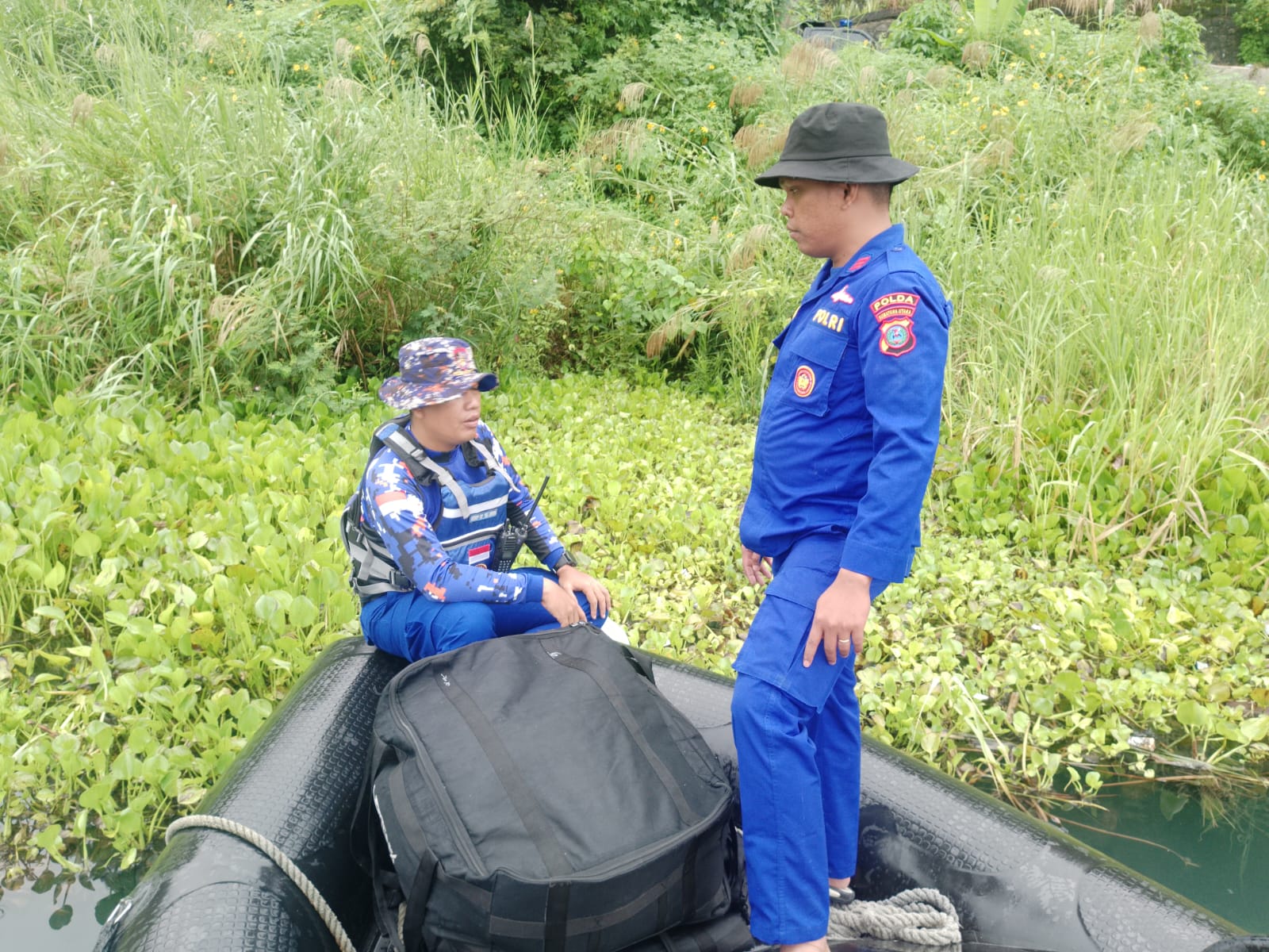 Polairud Polda Sumut Turunkan Tim Penyelam Pencarian Korban Longsor Humbahas