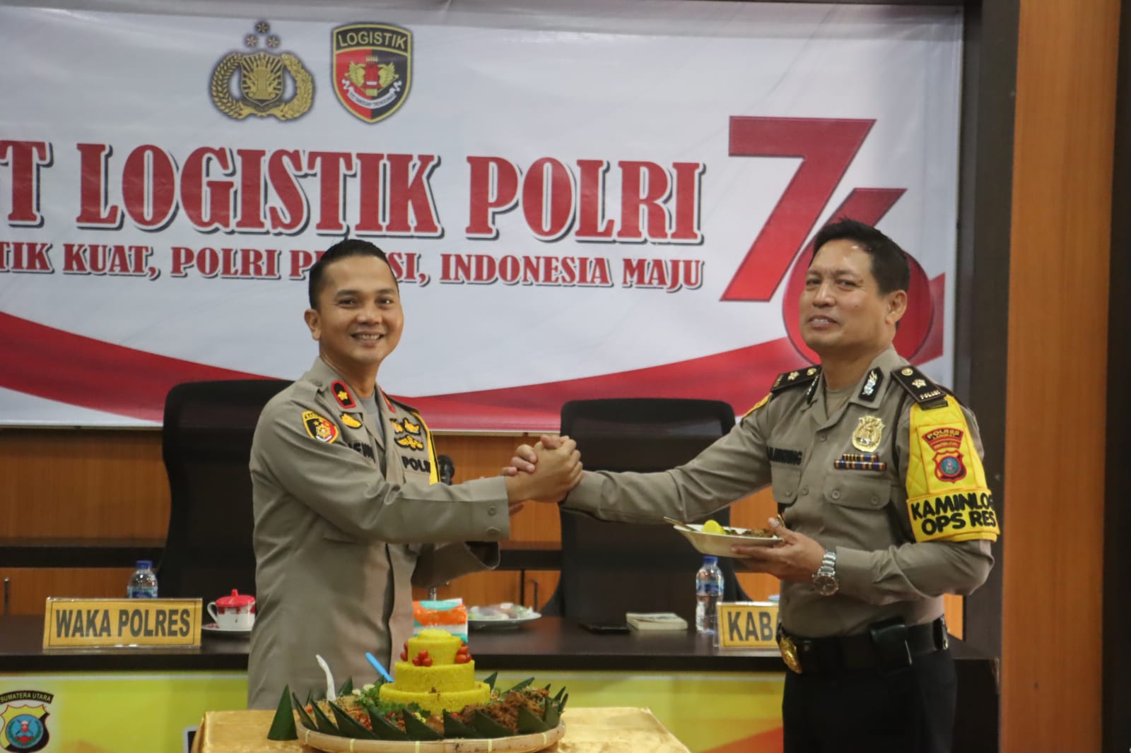 Peringatan HUT KE-76 Logistik Polri Polres Langkat Dipimpin Oleh Waka Polres