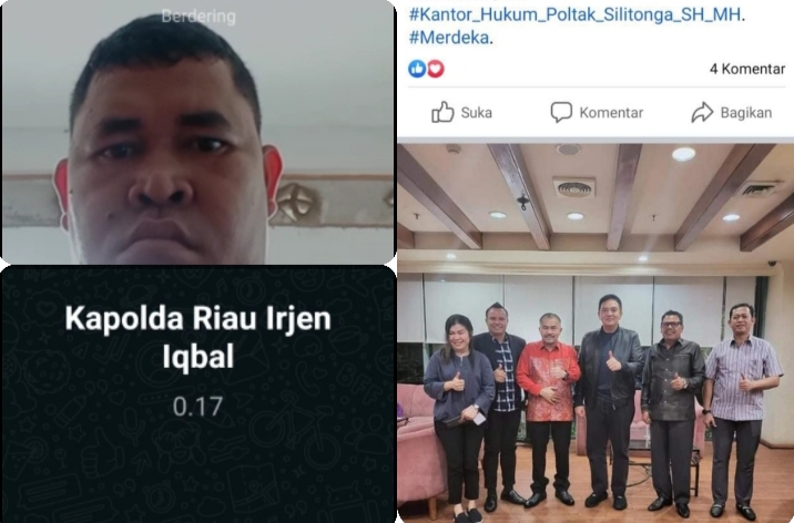 Viral di Media Sosial Tersangka Kasus Perampasan Sepeda Motor Menelepon Kapolda Riau