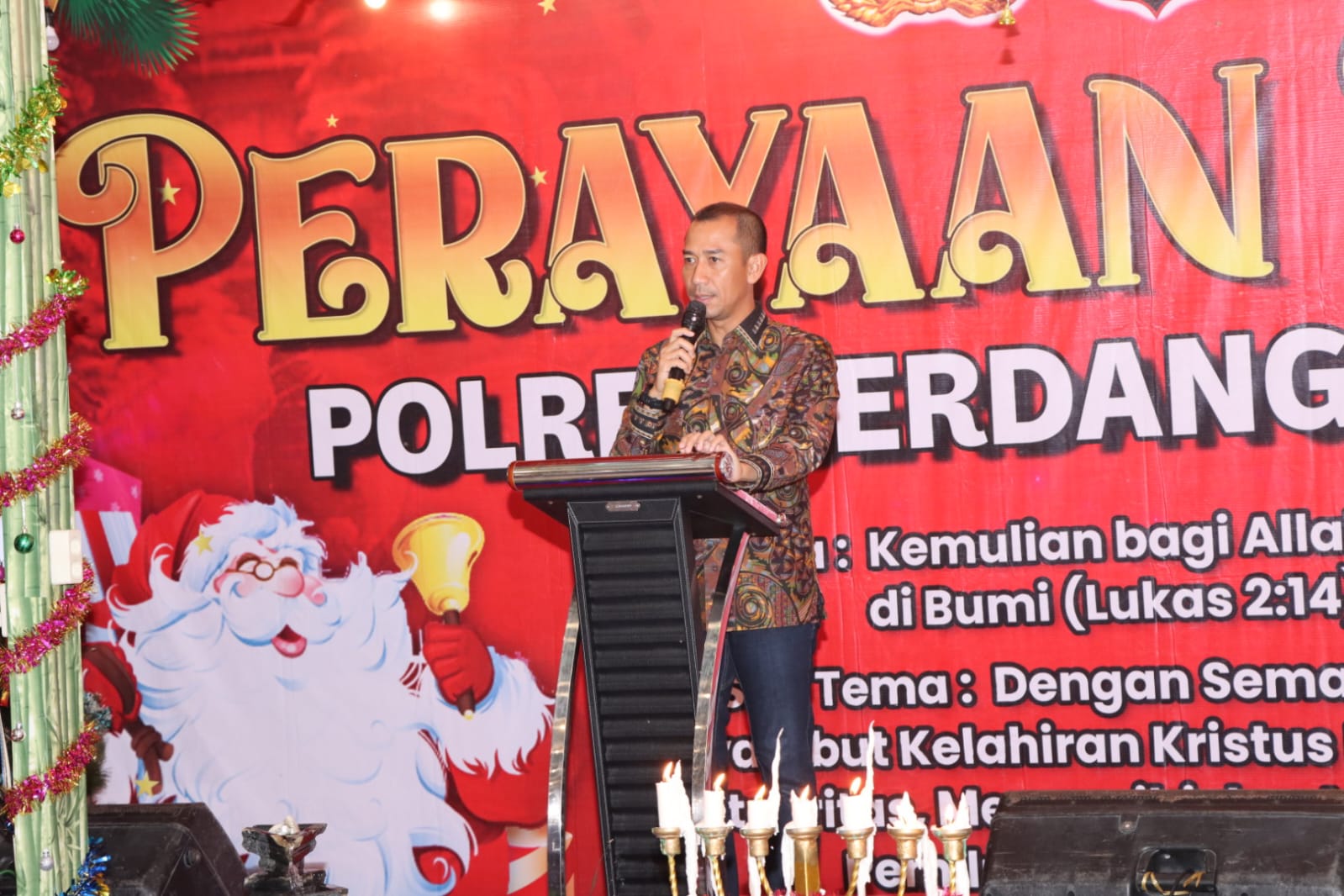 Perayaan Natal Keluarga Besar Polres Sergai Sukses Penuh Kebersamaan Dan Dengan Semangat Kerendahan Hati