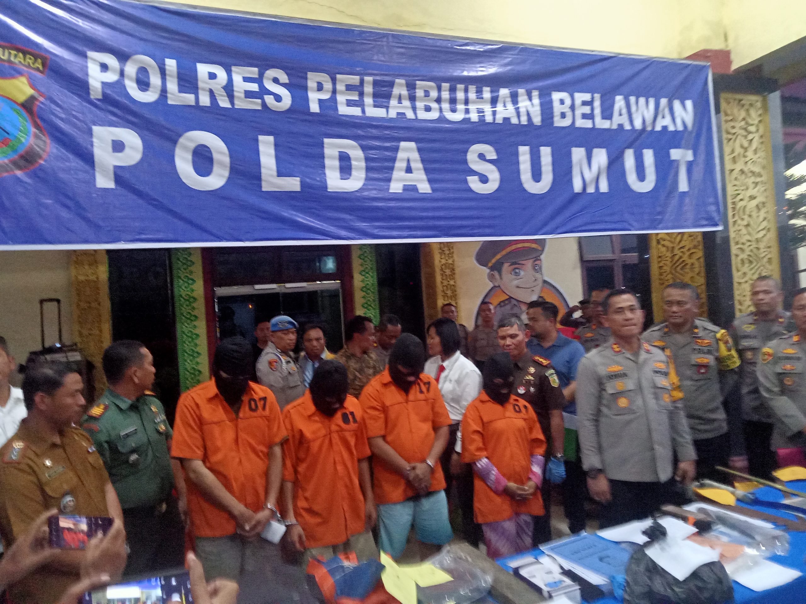 Empat Pelaku TPPO Diamankan Polres Belawan Dua Orang Mengaku Wartawan