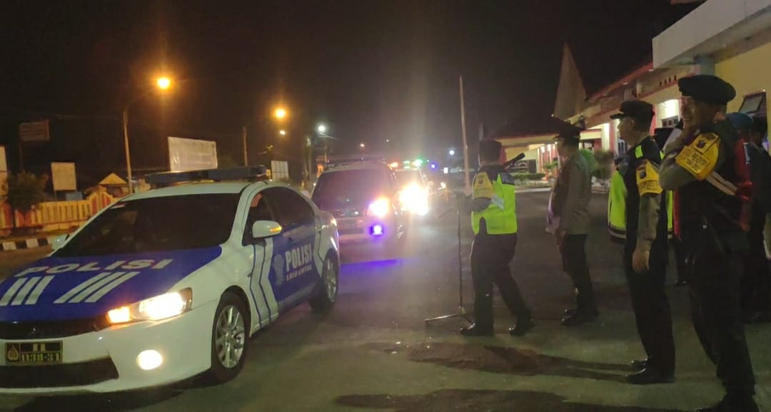 Ciptakan Situasi Aman Dan Kondusif Jelang Pergantian Tahun, Polresta Deli Serdang Laksanakan Patroli Skala Besar