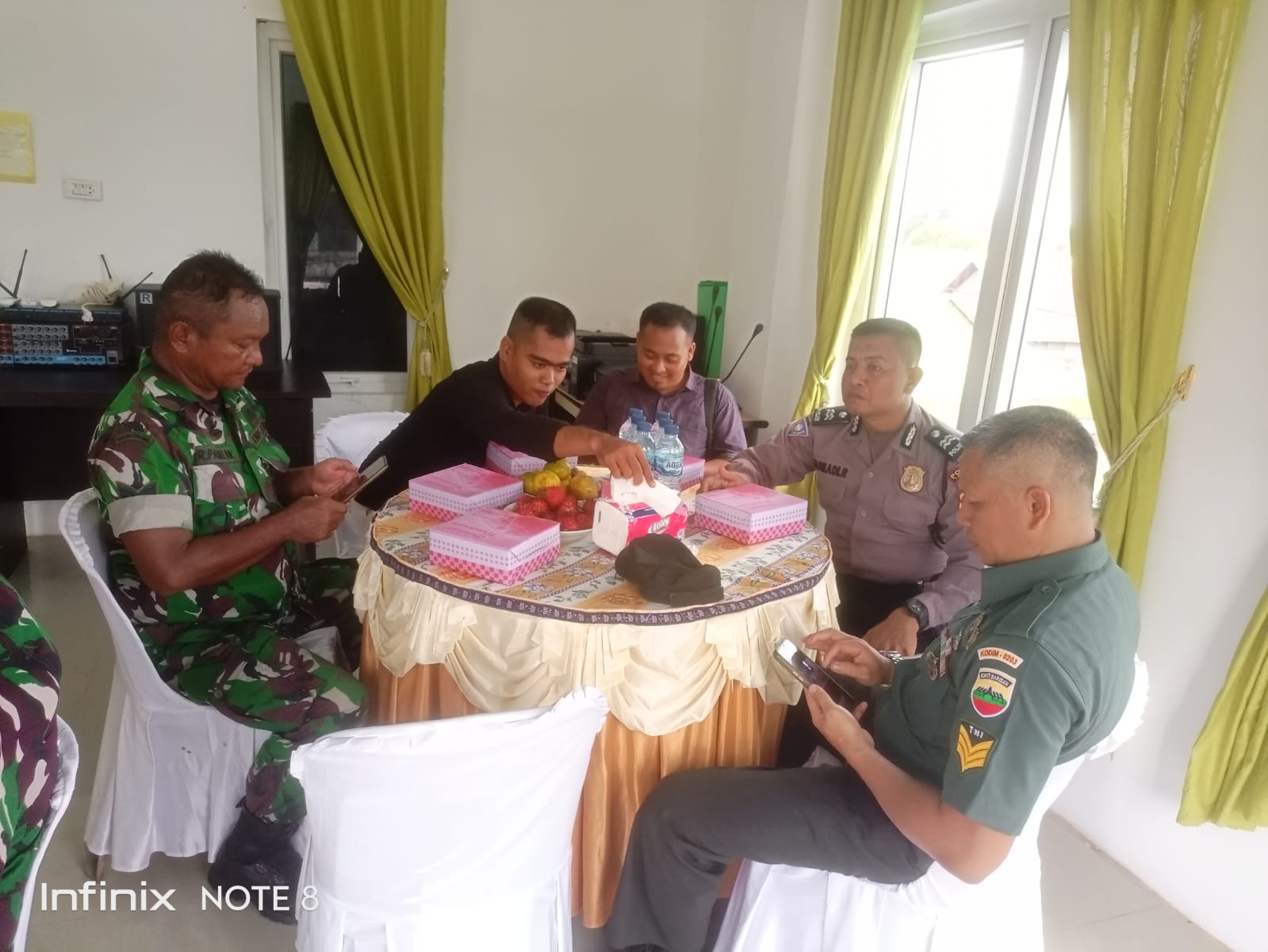 Tiga Pilar Di Pangkalan Susu Intensifkan Patroli Kamtibmas Tahapan Pemilu 2024