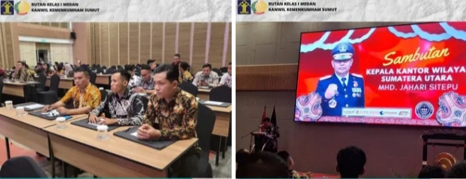 Rutan Kelas I Medan Kumham Sumut Hadiri Giat Pembukaan Rekonsiliasi Dan Pemutakhiran Data Laporan Keuangan Dan BMN