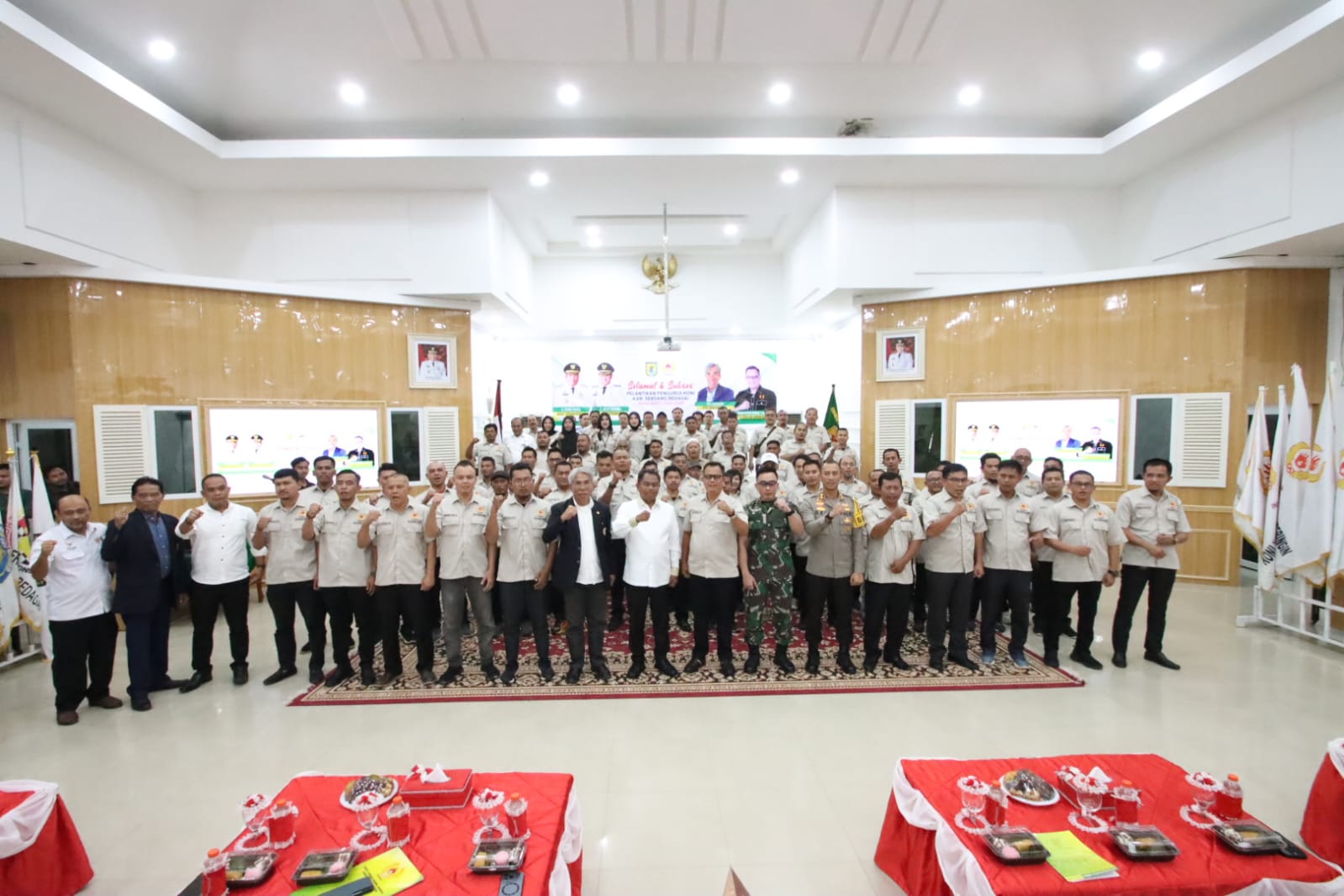 Kapolres Sergai Hadiri Pelantikan Pengurus KONI