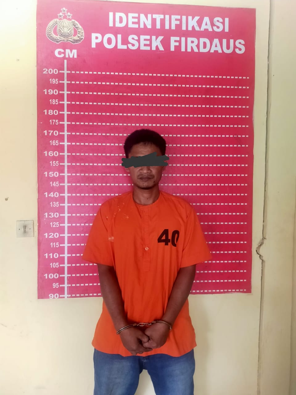Personil Polsek Firdaus Polres Sergai Amankan Pria Terduga Pengedar Sabu