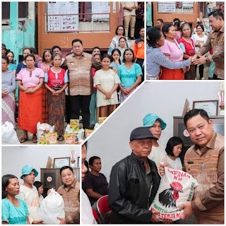 Bupati Eddy Kunjungi dan Berikan Bantuan Kepada Korban Banjir