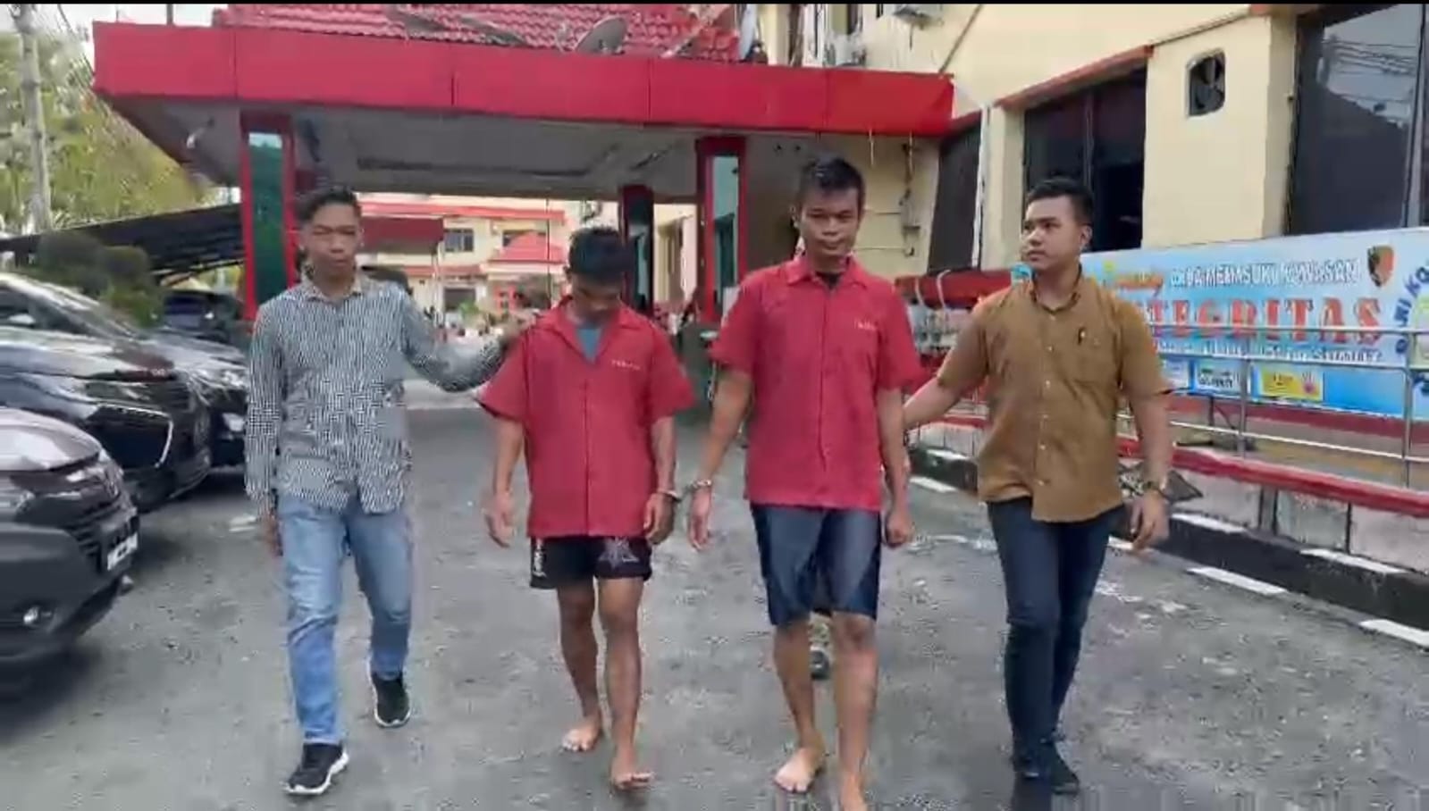 Komplotan Genk Motor Dibekuk Jatanras Polda Sumut, 8 orang Diamankan Positif Narkoba