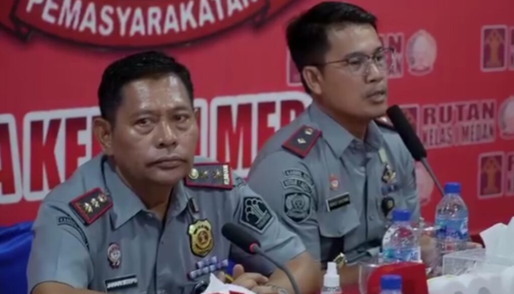 Kakanwil Kemenkumham Sumut Berikan Penguatan Terkait Tusi Pengamanan Pemasyarakatan di Rutan Kelas I Medan